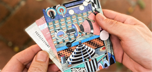 Farebná dámska peňaženka, pánska peňaženka s RFID ochranou
