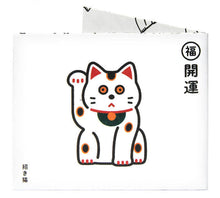 Lucky cat Slim RFID wallet. Biela detská, dámska peňaženka Paperwallet s RFID ochranou