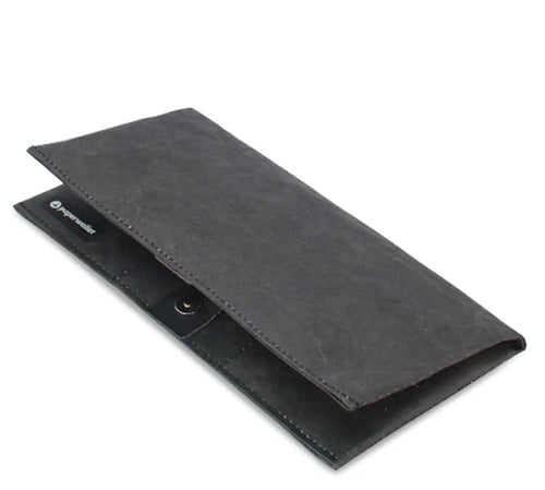 Black Clutch RFID wallet. Čierna dámska peňaženka Paperwallet s vreckom na mince a RFID ochranou