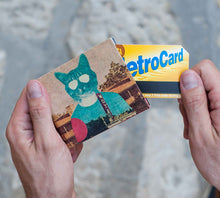 Desert Cat Slim RFID wallet. Dámska, pánska peňaženka Paperwallet s RFID ochranou