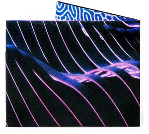 Fabric of Space Slim RFID wallet. Fialová pánska, dámska peňaženka Paperwallet s RFID ochranou