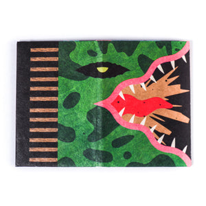 Monstrocity Micro RFID wallet. Zelená pánska, dámska peňaženka Paperwallet s RFID ochranou