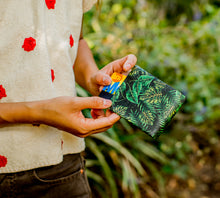 Zelená dámska peňaženka, zelená pánska peňaženka s RFID ochranou