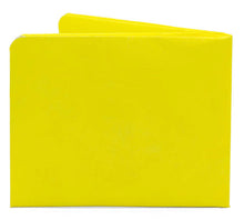 Jednofarbná žltá dámska peňaženka Slim wallet